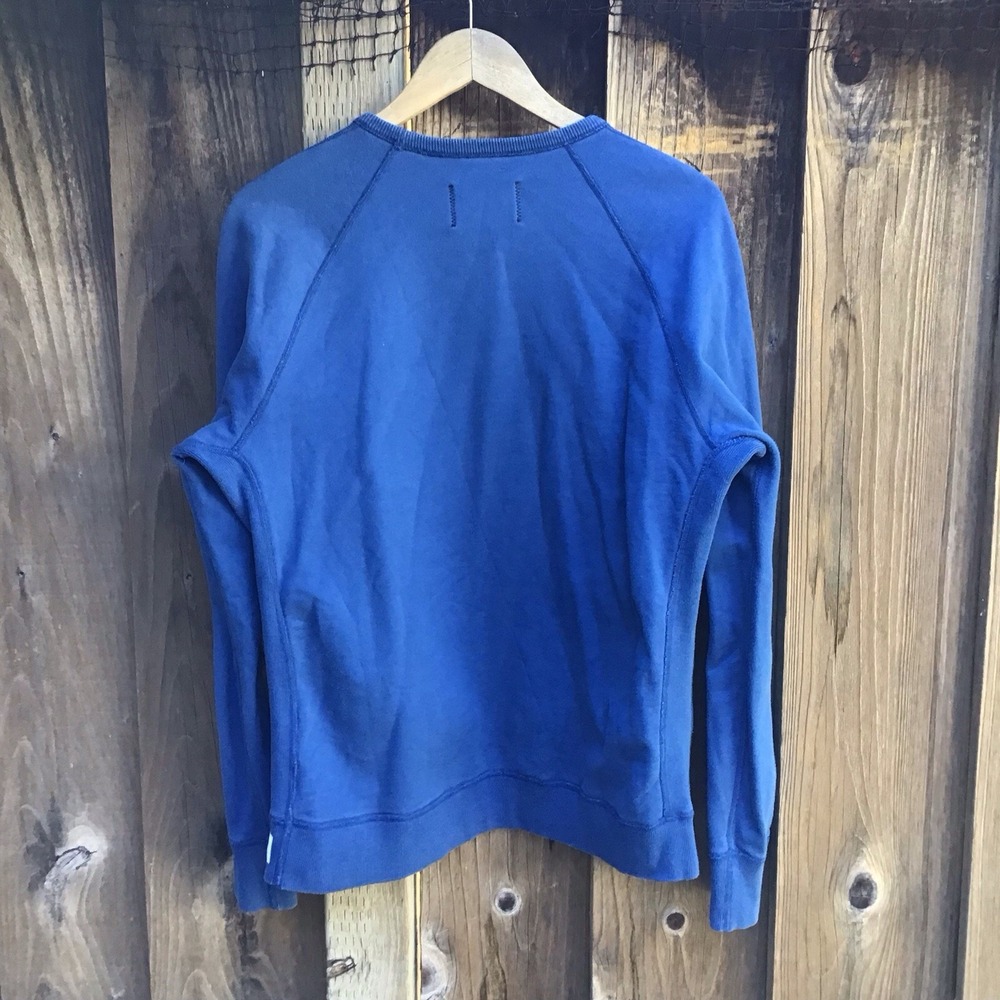Reigning Champ Men's Medium Blue Crewneck Sweatshirt Canada Gym Workout Yoga - Picture 6 of 8